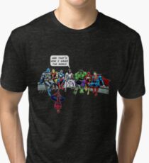 That's How I Saved The World Jesus Superheros Christian T-Shirt Tri-blend T-Shirt