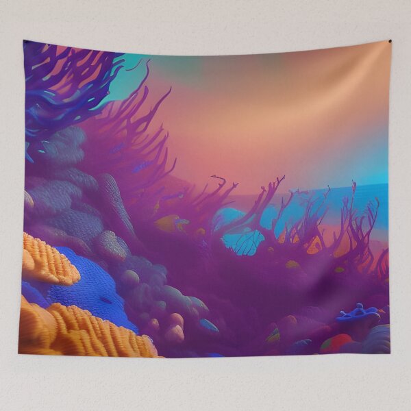 Item preview, Colorful Reef Bed   designed and sold by MIGSZ.