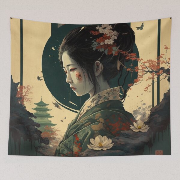 Item preview, Classic Japanese Style Art 15 | Colorful Cartoons designed and sold by Sunchaser World.