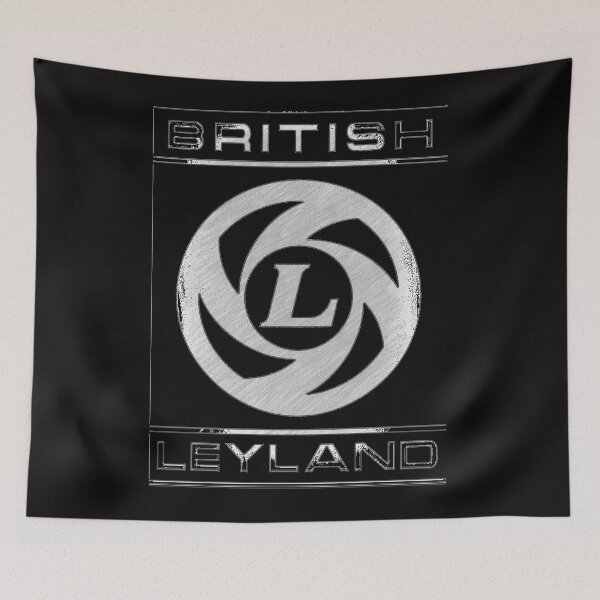 Item preview, The British Leyland Emblem in a Pencil Sketch Format - Black & White designed and sold by Cars with Character.