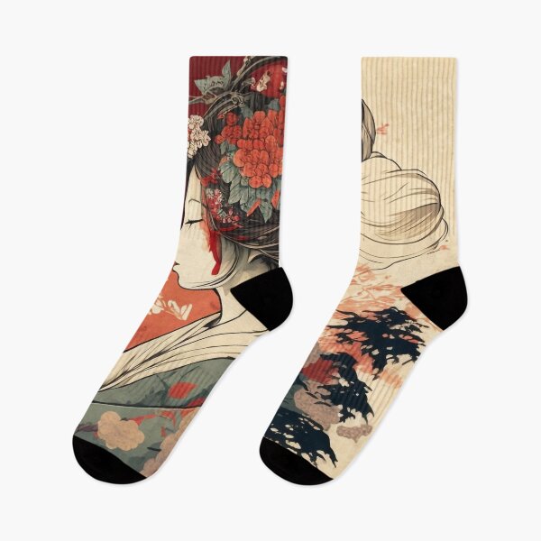 Item preview, Classic Japanese Style Art 14 | Colorful Cartoons designed and sold by Sunchaser World.