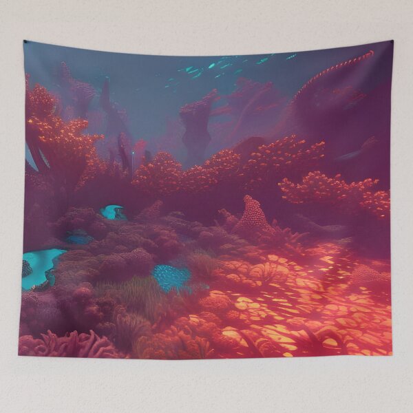 Aperçu de l'œuvre Vibrant Mer Rouge Vibrant créée et vendue par MIGSZ.