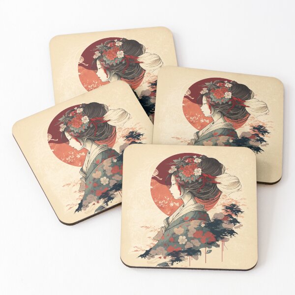 Item preview, Classic Japanese Style Art 14 | Colorful Cartoons designed and sold by Sunchaser World.