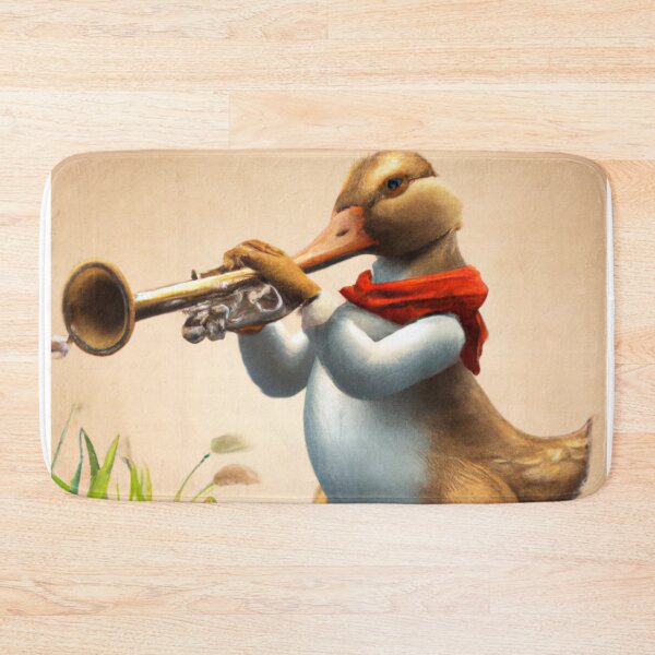 Item preview, Oboe Duck , Duck with Oboe , Oil Painting designed and sold by Color-Me-Blue.