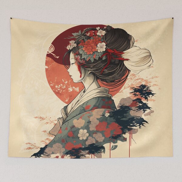 Item preview, Classic Japanese Style Art 14 | Colorful Cartoons designed and sold by Sunchaser World.