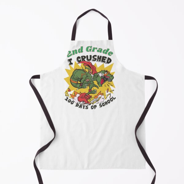 Item preview, I Crushed 100 Days Of School, 2nd Grade T-Rex On A School Bus designed and sold by GulQari.