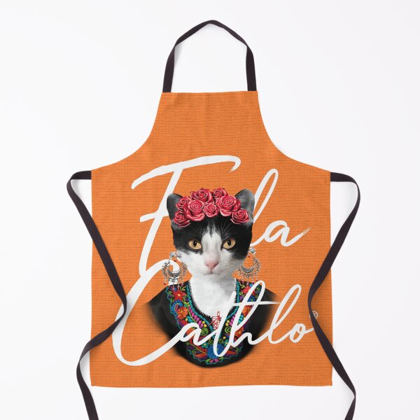 Item preview, Orange TXW back Cat Frida Cathlo version of - Frida Kahlo designed and sold by Jaime Ortiz.