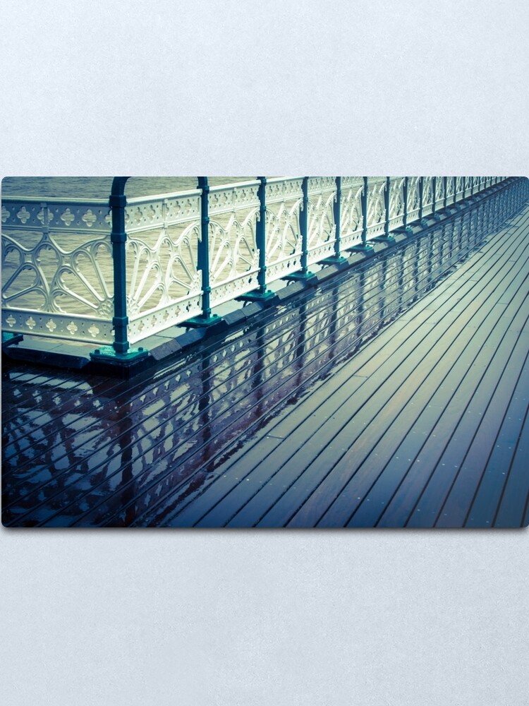 Alternate view of Penarth Pier reflection Metal Print