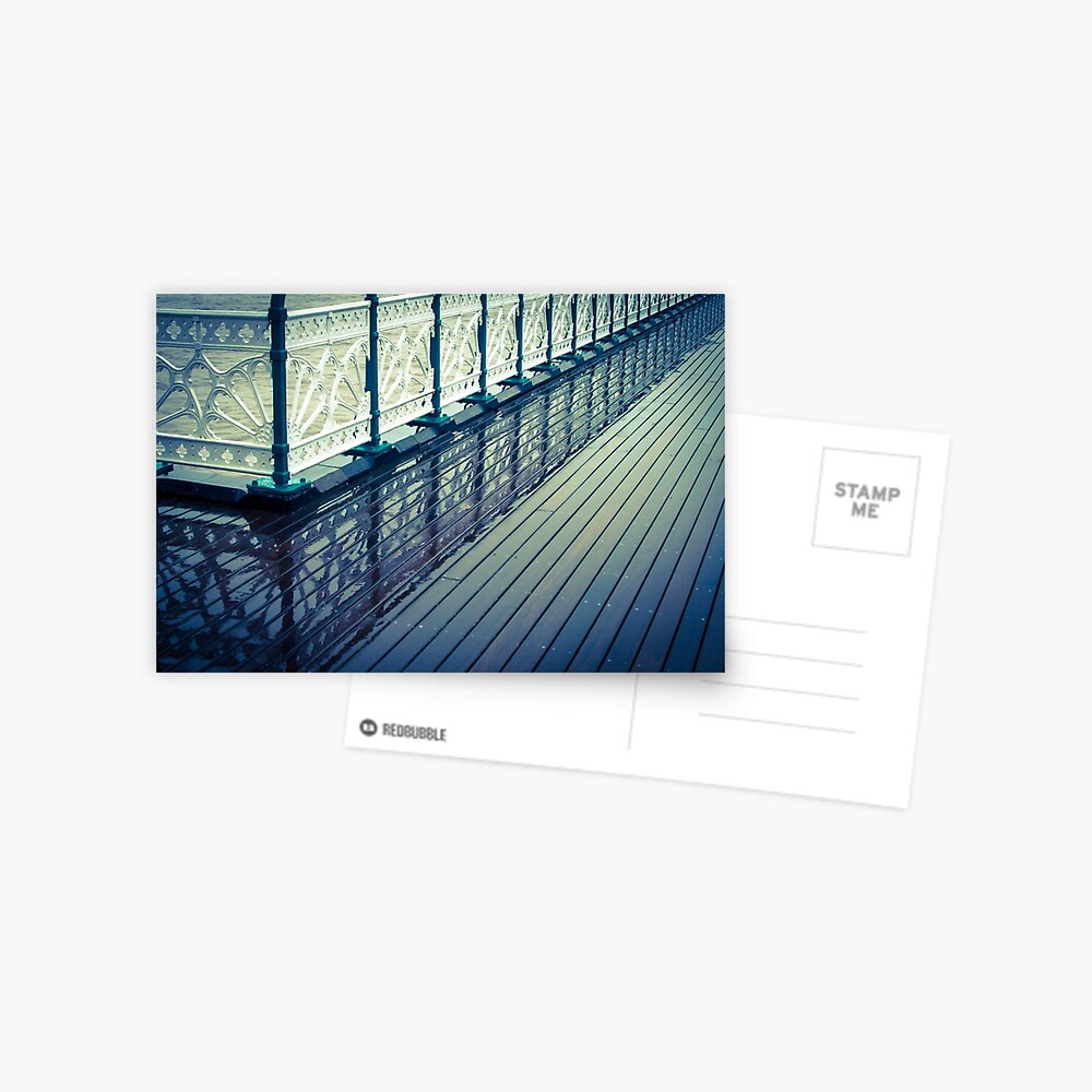 Penarth Pier reflection Postcard
