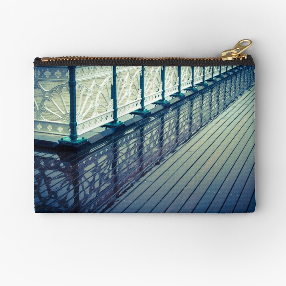 Penarth Pier reflection Zipper Pouch