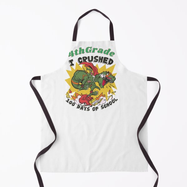 Item preview, I Crushed 100 Days Of School, 4th Grade T-Rex On A School Bus designed and sold by GulQari.