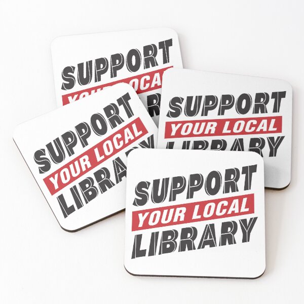 Item preview, Support Your Local Library designed and sold by BuxomBabe21.