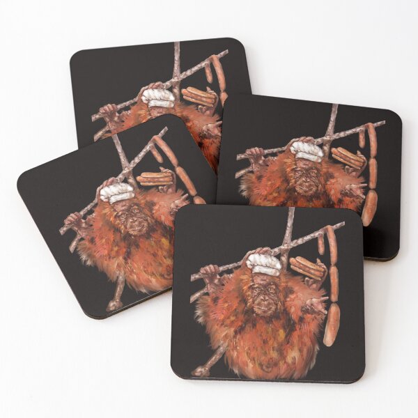 Item preview, Monkey cook. Burger lover. designed and sold by BIEZAART.