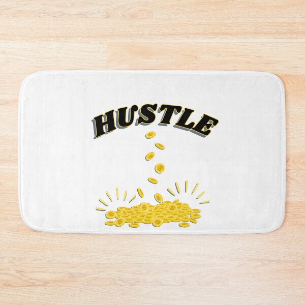 Item preview, hustle raining money designed and sold by BusyMonkeys.