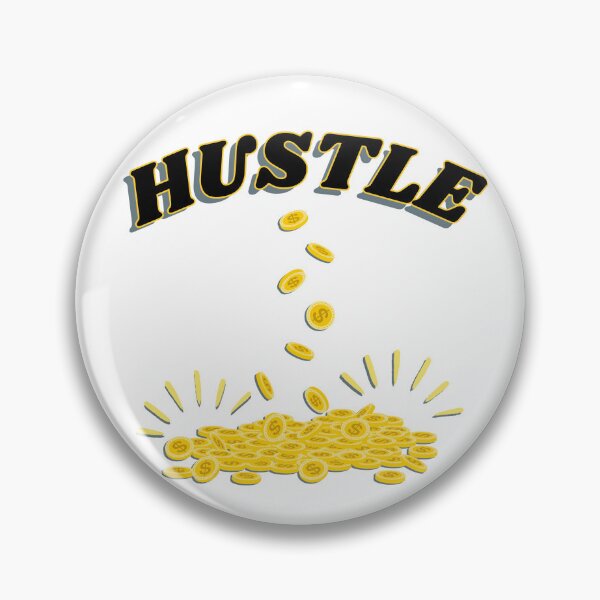 Item preview, hustle raining money designed and sold by BusyMonkeys.
