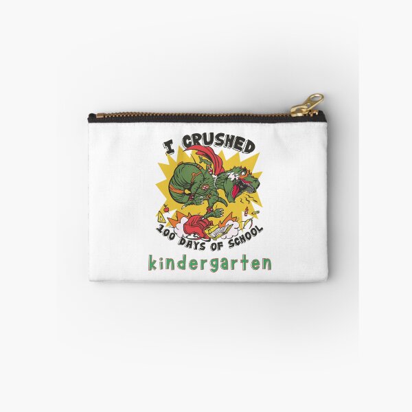 Item preview,   I Crushed 100 Days Of School, Kindergarten T-Rex  On A School Bus designed and sold by GulQari.