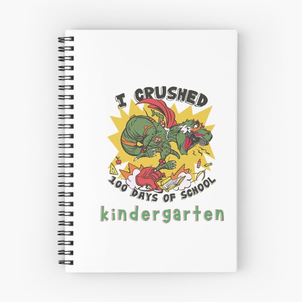 Item preview,   I Crushed 100 Days Of School, Kindergarten T-Rex  On A School Bus designed and sold by GulQari.