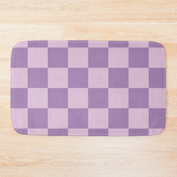 Item preview, Checkerboard Check Geometric Checked Pattern in Double Lavender Lilac Purple designed and sold by kierkegaard.