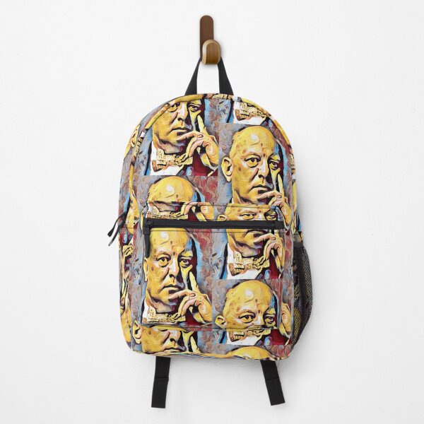 Item preview, Aleister Crowley The Great Beast of Thelema  painted impressionist surrealist style designed and sold by Ataraxia  Apparel.