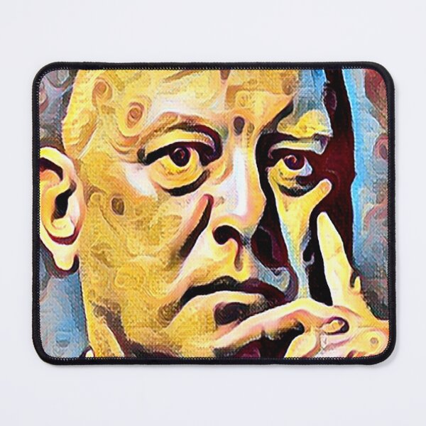 Item preview, Aleister Crowley The Great Beast of Thelema  painted impressionist surrealist style designed and sold by Ataraxia  Apparel.