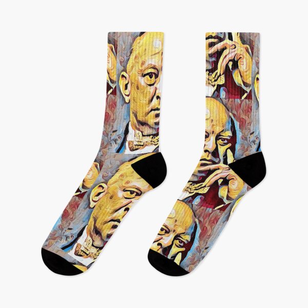 Item preview, Aleister Crowley The Great Beast of Thelema  painted impressionist surrealist style designed and sold by Ataraxia  Apparel.