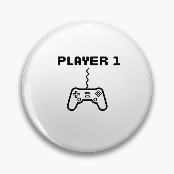 Item preview, Player One - White designed and sold by BusyMonkeys.