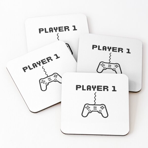 Item preview, Player One - White designed and sold by BusyMonkeys.