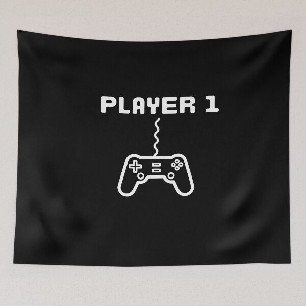 Item preview, Player One - Black designed and sold by BusyMonkeys.