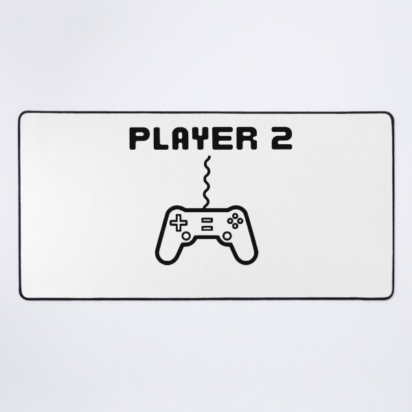 Item preview, Player Two - White designed and sold by BusyMonkeys.