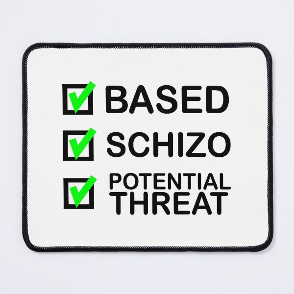 Item preview, Based Schizophrenic designed and sold by TeeZine.