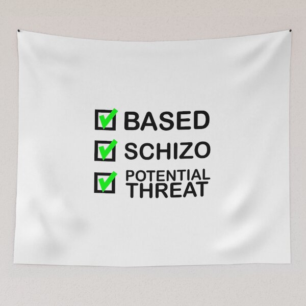 Item preview, Based Schizophrenic designed and sold by TeeZine.