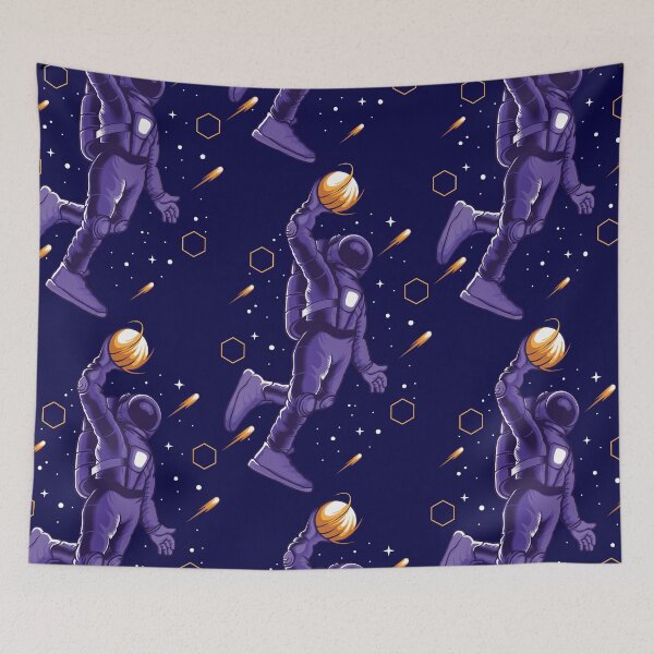 Item preview, Playing basketball or playing basketball in space, Michael Jordan in space designed and sold by Bela Ambrus.