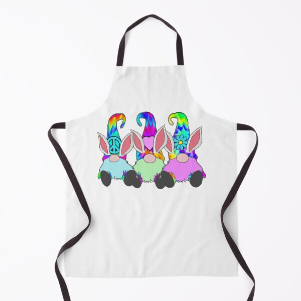 Item preview, 3 Hippie Easter Gnomes Tie Dye hats Spring Bunny Ears Rabbit Cute designed and sold by funnytshirtemp.