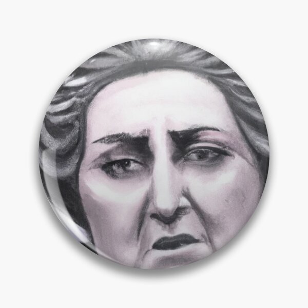Item preview, Helena Madame Blavatsky founder of theosophy painted impressionist surrealist style designed and sold by Ataraxia  Apparel.