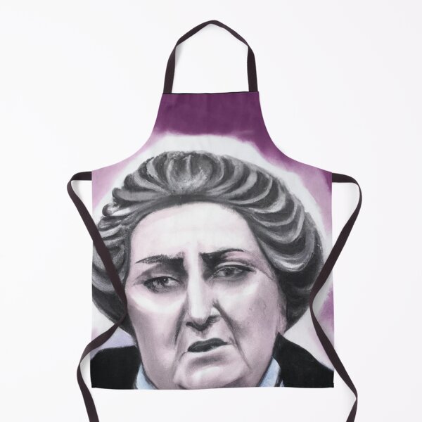 Item preview, Helena Madame Blavatsky founder of theosophy painted impressionist surrealist style designed and sold by Ataraxia Apparel.