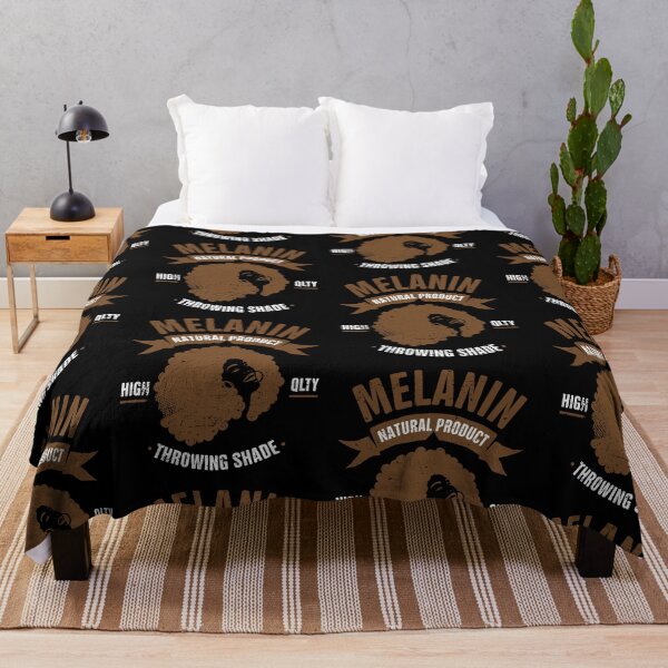Item preview, Melanin Natural Product Throwing Shade Black History Month designed and sold by GravitiTees.