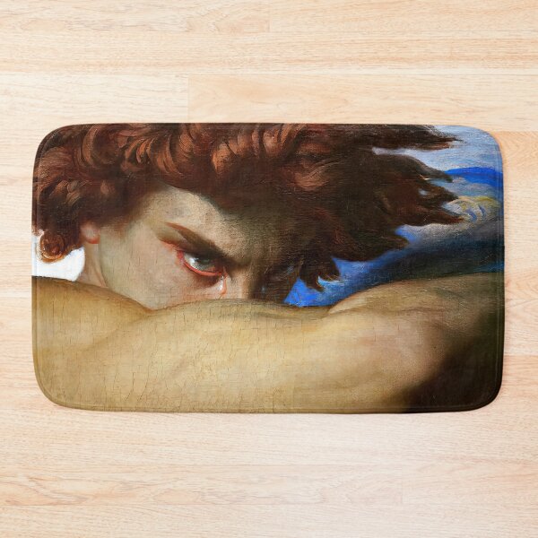 Item preview, Alexandre Cabanel Fallen Angel Detail, Lucifer, Angel Painting, Classical Art, Famous Painting, Dark Academia, Devil, Angel designed and sold by el-padre.
