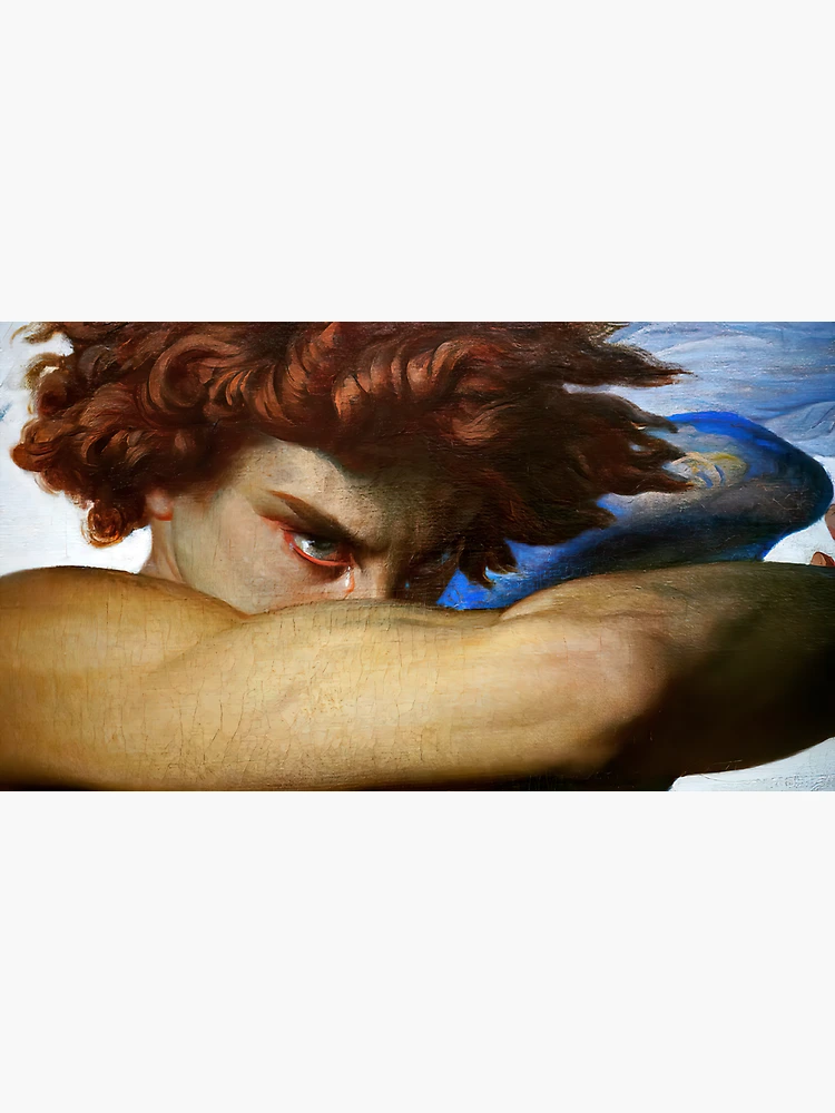 Alexandre Cabanel Fallen Angel Detail Lucifer Angel Painting