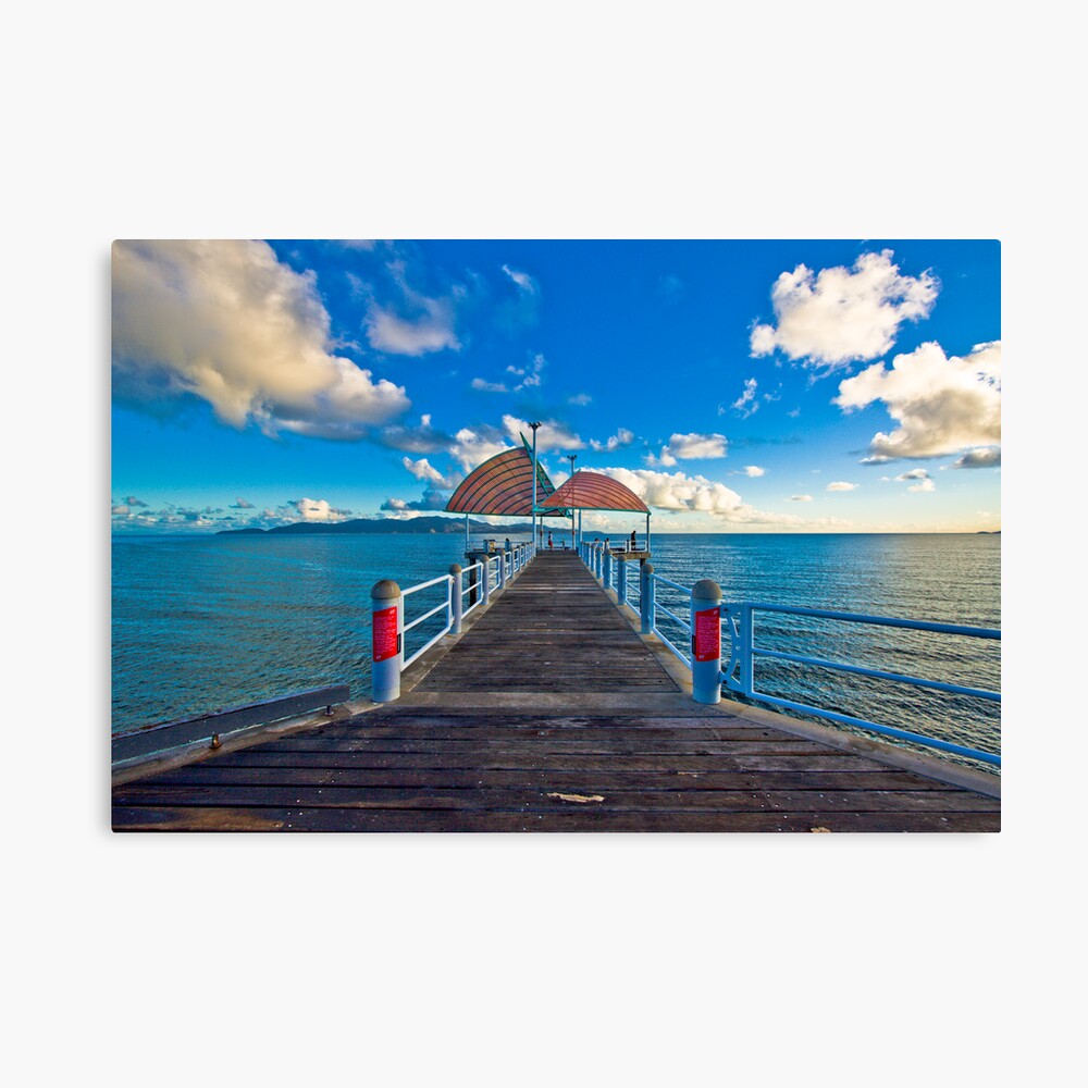 The Strand Jetty Townsville. Canvas Print