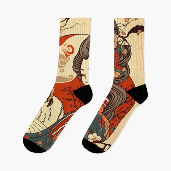 Item preview, Classic Japanese Style Art 18 | Colorful Cartoons designed and sold by Sunchaser World.