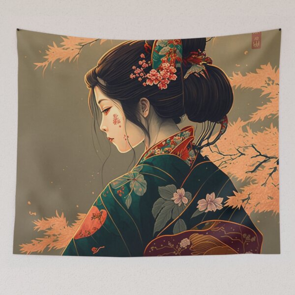 Item preview, Classic Japanese Style Art 19 | Colorful Cartoons designed and sold by Sunchaser World.