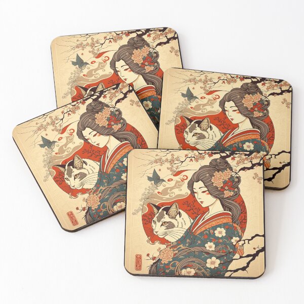 Item preview, Classic Japanese Style Art 18 | Colorful Cartoons designed and sold by Sunchaser World.