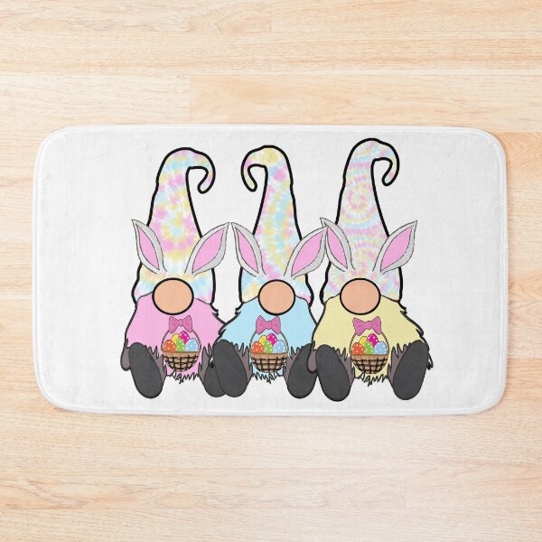 Item preview, Hippie Easter Gnomes Tie Dye hats Spring Bunny Ears Rabbit Cute designed and sold by funnytshirtemp.