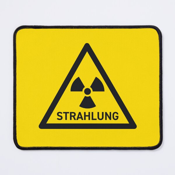 Artikelvorschau, Radiation German Safety Warning Sign Triangle With Text Yellow Black entworfen und verkauft von VoodooCircus.