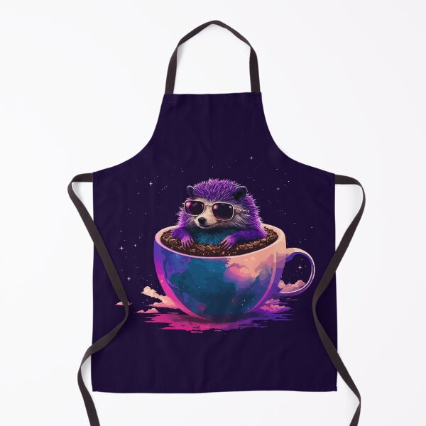 Item preview, Synthwave Space Coffee Hog designed and sold by ChasmicArt.