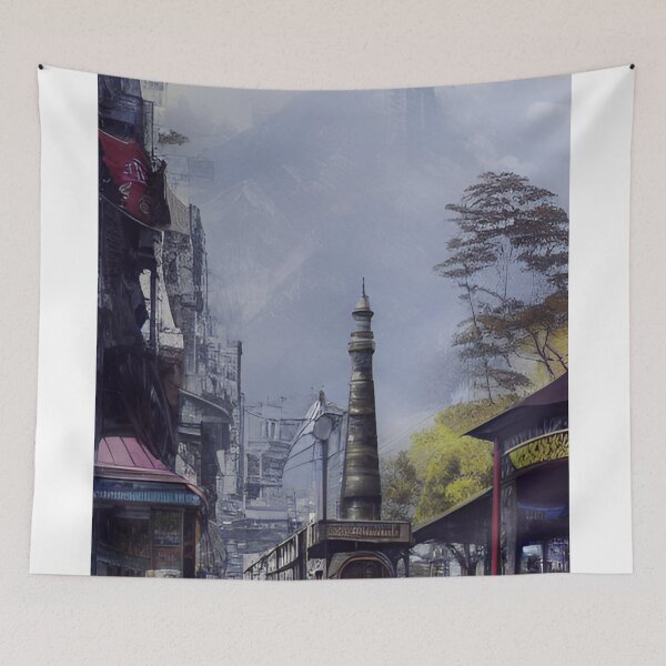 Item preview, Darjeeling Town designed and sold by Places On Earth.
