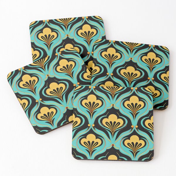 Item preview, Cute Hollywood Regency Pattern Digital Painting designed and sold by CodeAndColors.