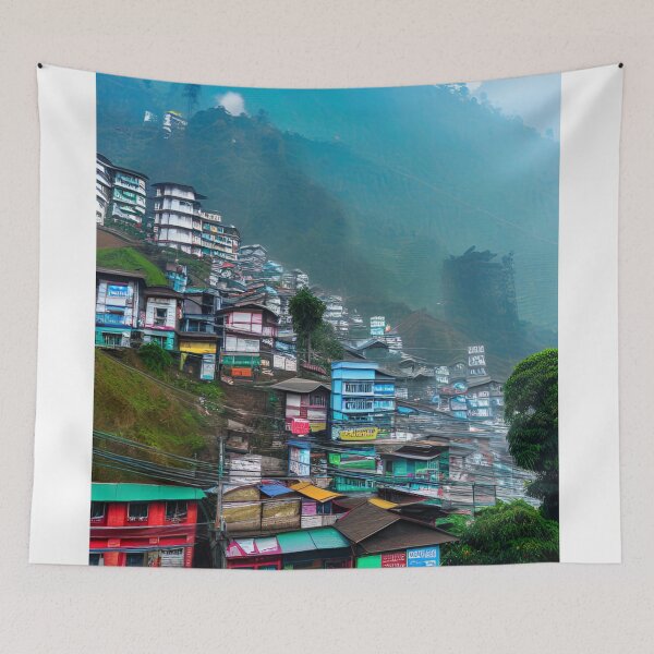 Item preview, Darjeeling Town designed and sold by Places On Earth.