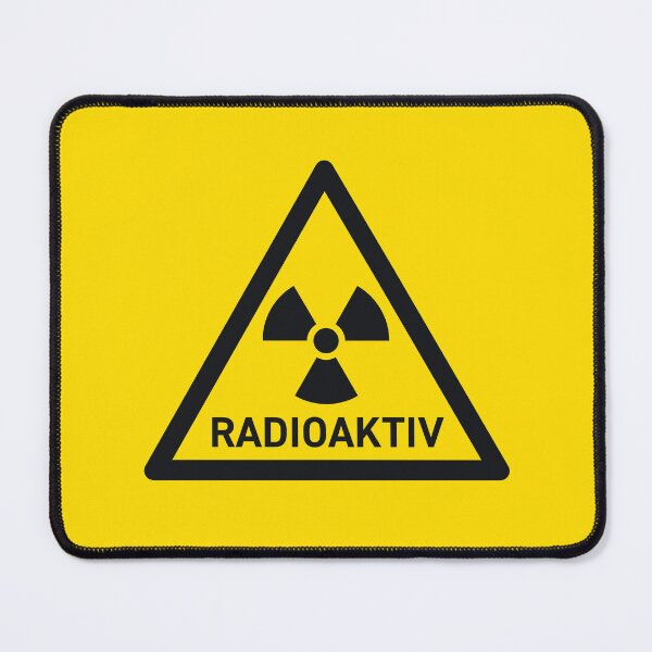 Item preview, Radioactive German Safety Warning Sign Triangle With Text Yellow Black designed and sold by VoodooCircus.
