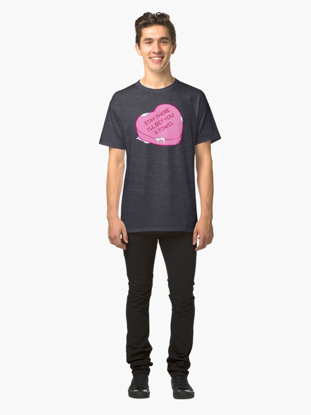 Alternative Ansicht von Bleib dort, ich hole dir ein Handtuch Classic T-Shirt